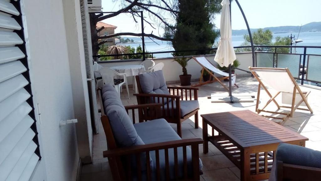 Amazing Seaview Apartment With A Balcony Near The Beach - Kneza Trpimira I Zadar Eksteriør bilde